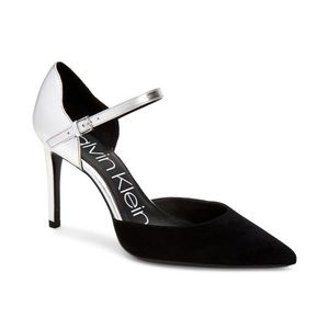CALVIN KLEIN Roya Leather d'Orsay Pumps 7.5M